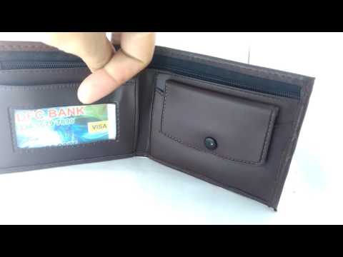 Mens synthetic leather wallet