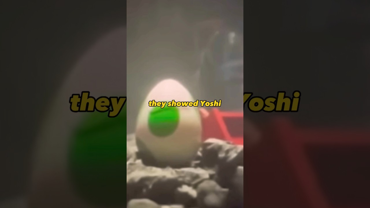 Did Nintendo MESS UP the Yoshi reveal? #mariomovie #easteregg #yoshi #supermario #retrogaming