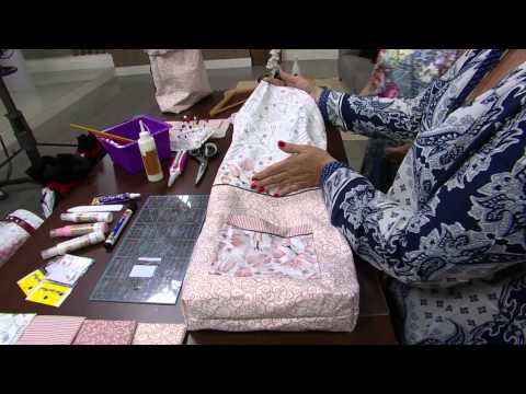 Mulher.com - 29/09/2015 - Porta pijama em tecido - Vera Brugin PT2