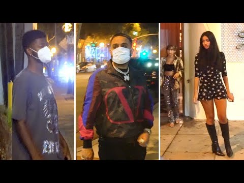 Lil Nas X Parties At Delilah Nightclub With Fellow Rapper Nav And Cindy Kimberly