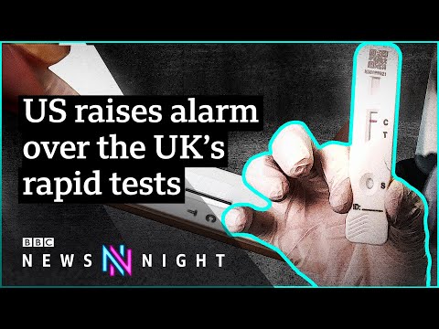 Covid lateral flow tests: Can we rely on rapid antigen testing? - BBC Newsnight