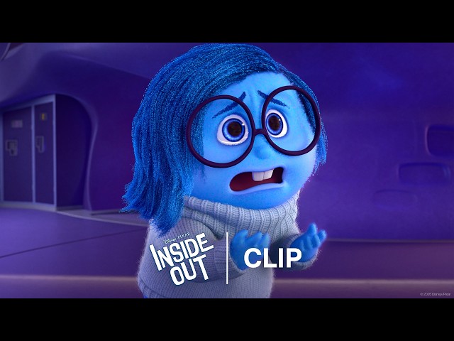 Vídeo relacionado con Disney Pixar Inside Out Sadness Large Face Retrait Manga Larga