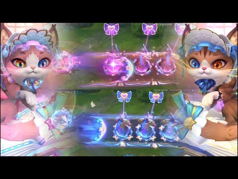 【Comparison】 Cafe Cuties Yuumi Vs Cafe Cuties Yuumi Mythic Chroma || League Of Legends: Wild Rift