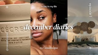 #VLOGMAS: unexpected self care day, using cecred for the first time, doing mini twist on 4C hair