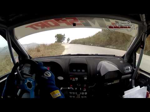 Mirabile G. e Catalano G. al 1° Rally Day Centro Sicilia - PS 1