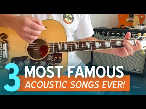 Learn the Top 3 Acoustic Songs Ever! EASY Guitar Lesson