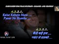 Kaise Kahen Hum Karaoke With Scrolling Lyrics Eng. & हिंदी