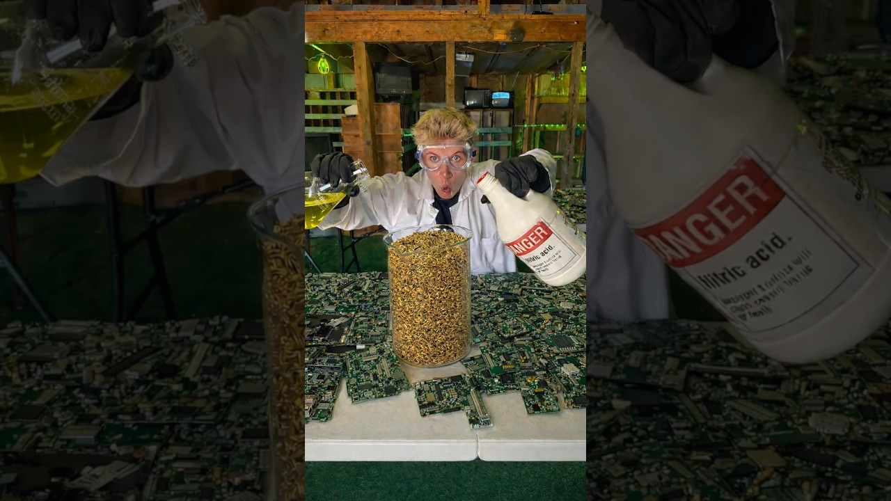 I Found Real Gold In Old Electronics!