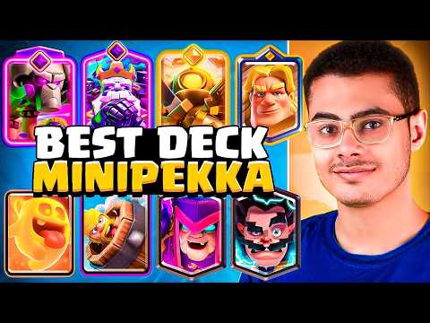 The BEST Hero Mini Pekka deck in Clash Royale🥞