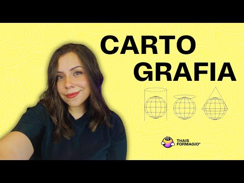 ENEM Aula 7- Cartografia: projeções cartográficas - cilíndricas, cônica e azimutal