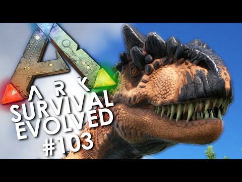 ARK: Survival Evolved - Episode 103 | NEW UPDATE! Taming an Allosaurus! DINO ON FIRE
