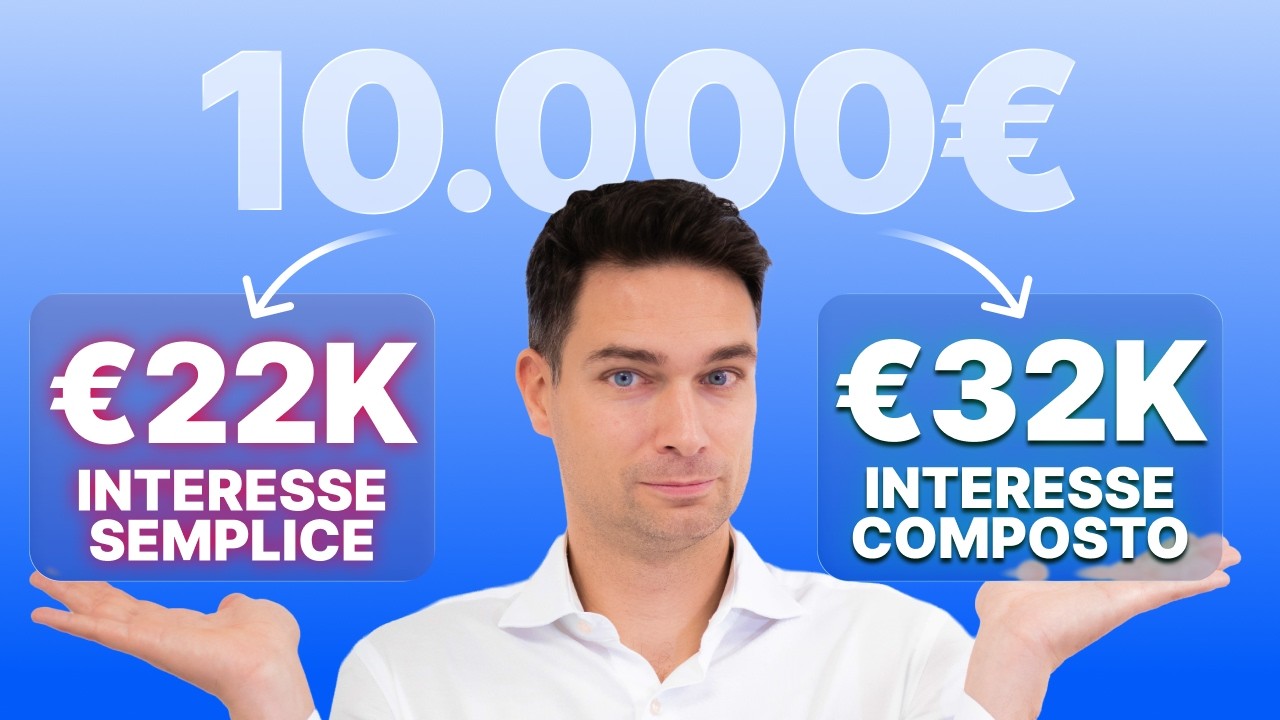 Interesse semplice vs composto nel 2026: la differenza di €10.000 che pochi calcolano davvero