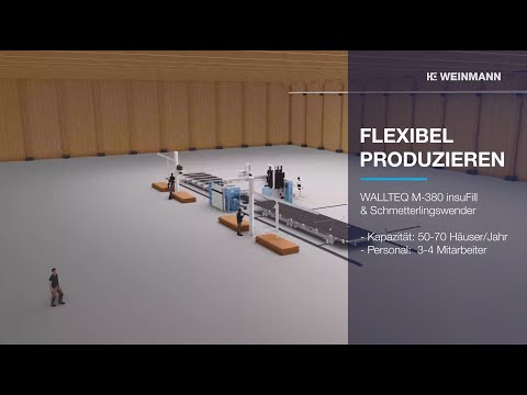 Automatisierte Elementefertigung für Fortgeschrittene – Automatisiertes Dämmen