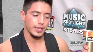 American Idol singer Stefano Langone sings live for Stevie Wonder