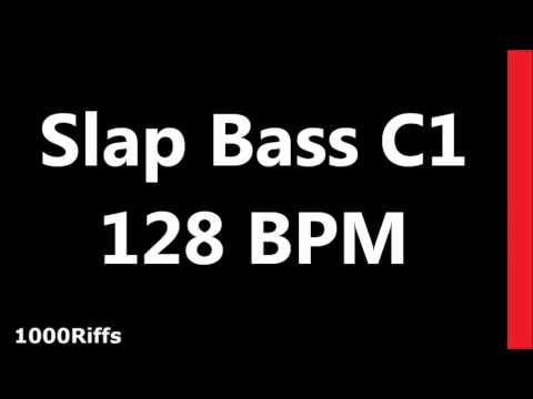 Slap Bass Metronome C1 : 128 BPM : Beats Per Minute