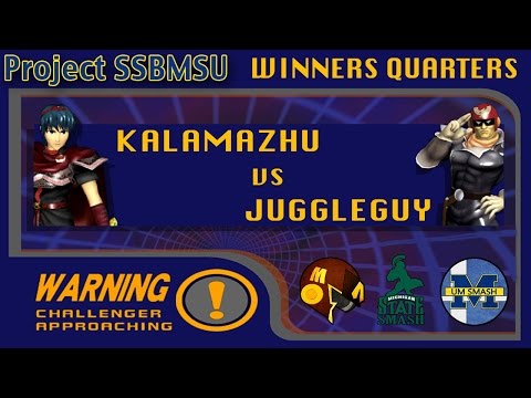 Project SSBMSU  - Kalamazhu (Marth) vs Juggleguy (Falcon) Winners Quarters