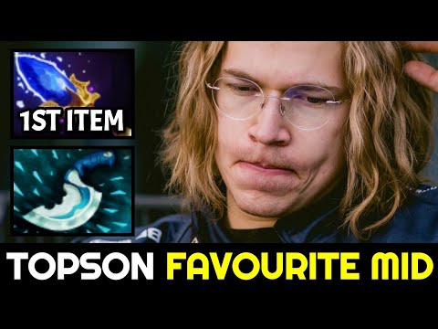 TOPSON Favourite MID Tusk with First Item Scepter Dota 2