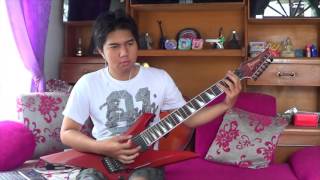 RIP Alexi :( Children Of Bodom - Prayer For The Afflicted (Guitar Cover With Solo)