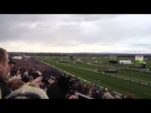 The home straight of the 2012 Grand National