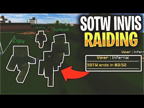 SOTW INVIS RAIDING w/ Tali & TewChaynz's Faction - MAKING HUGE FACTION RAIDABLE | Minecraft HCF