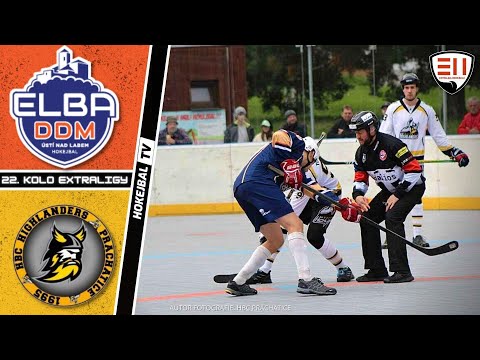Highlights 22. kola Extraligy hokejbalu | Elba DDM Ústí nad Labem vs. HBC Prachatice | 25.4. 2023