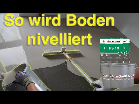 Boden richtig nivellieren