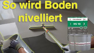 Boden richtig nivellieren