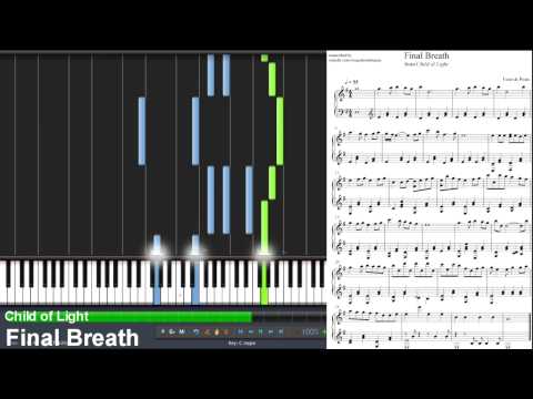 Child of Light - Final Breath (Synthesia Piano Tutorial)