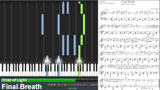 Child of Light - Final Breath (Synthesia Piano Tutorial)