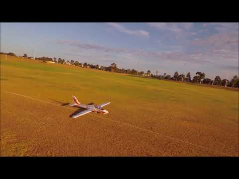 Fox Sports Glider - FMS 3000mm - Landings movie