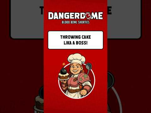 Throwing Cake like a boss  | Dangerdome League #bloodbowl3 #bloodbowl #shorts #gamesworkshop