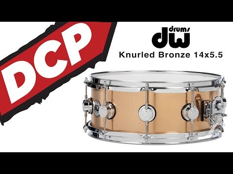 DW Collectors Knurled Bronze Snare Drum 14x5.5 - Video Demo