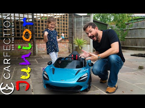 McLaren 720S Ride On Supercar For Kids: Fantasy Fun Test Drive | Carfection Junior