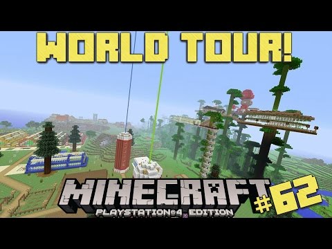 Minecraft PS4 | 100% SURVIVAL WORLD TOUR!