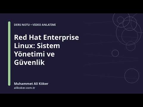 Red Hat Enterprise Linux administration lesson covering system management, storage, processes and operational tooling.