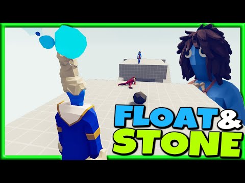 Float & Stone! Stoner and Candlehead vs Every Faction 2v1 - TABS Unit Creator Update Gameplay