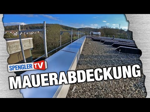 Eine Mauerabdeckung montieren