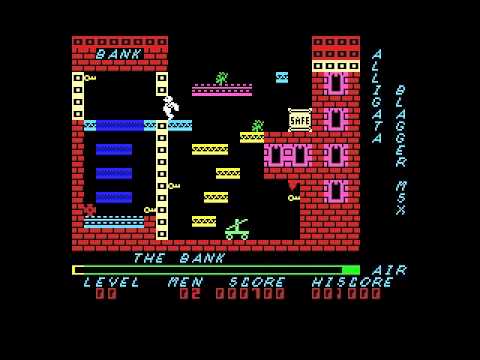 Blagger (MSX, tape, 1984 Alligata)