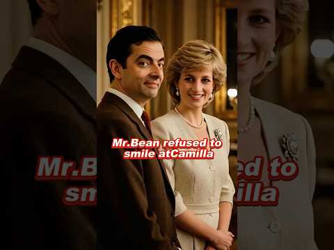 Mr.Bean refused to smile at Camilla #MrBean #Camilla #royal #fyp