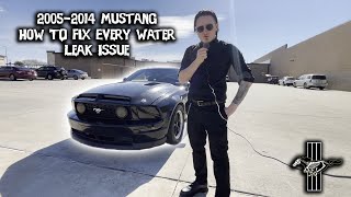 2005-2014 Mustang | How to Fix Every Water Leak Issue