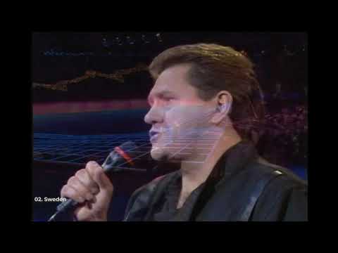 Sweden 🇸🇪 - Eurovision 1988 - Tommy Korberg - Stad I Ljus