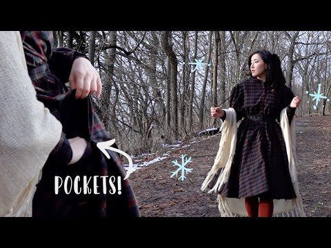 Making a Christmas-y Cottage Core Casual Victorian Inspired Dress