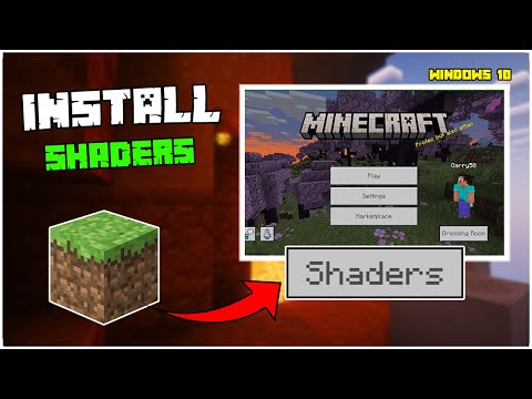 How To Install Shaders in Minecraft Windows 10 Edition 1.20.12 (2023)