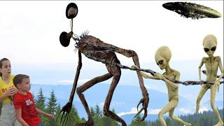 Siren Head and Aliens in Real Life All Episodes