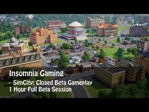 SIMCITY [Closed Beta - 1 Hour Gameplay - FullHD]
