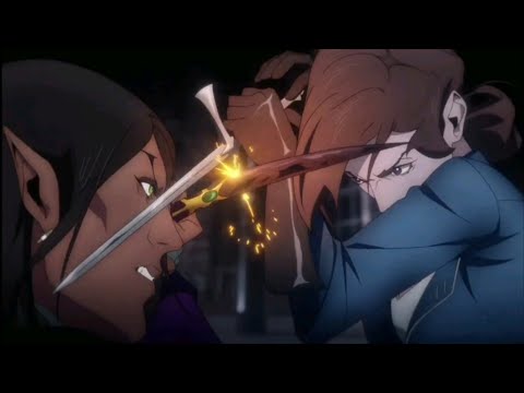 Castlevania nocturne Julia belmort vs Olrox