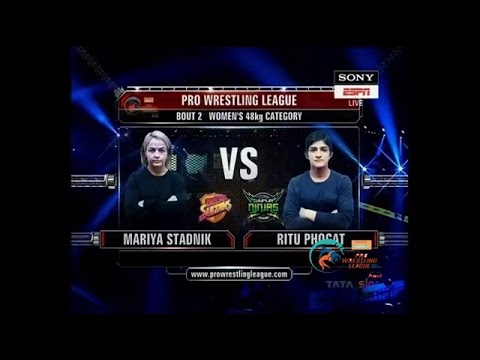 PWL 2017: Mariya Stadnik Vs Ritu Phogat 6th Jan | Colors Delhi Sultans Vs Jaipur Ninjas