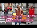 COME SHOPPING WITH ME IN NEW YORK - FIFTH AVENUE | ZARA, H&M, TOPSHOP, AND OTHER STORIES HAUL | 2017