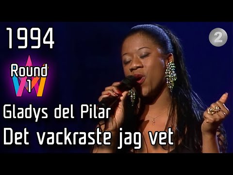 Melodifestivalen 1994 – 04a. Det vackraste jag vet – Gladys del Pilar