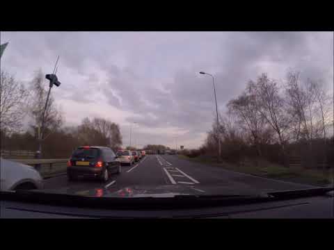 A46 overtake roundabout overtake.